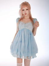 Rose Island ジェリーフィッシュ ムーンライトガール レースメッシュドレス