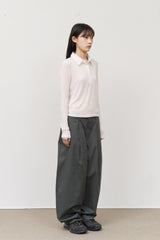 (W) Ercu Silky Collar Top
