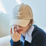 VA Curved 3D Logo Ball Cap / Beige