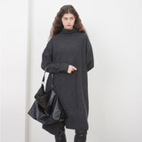 [Haesu Collaboration] Contour Shoulder Bag (Leather Black)