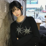 ソルナ Rネック ロングスリーブTシャツ(3COLOR)