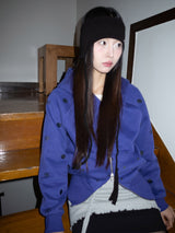 SNOWLIT HOODIE ZIP-UP (ULTRAMARINE)