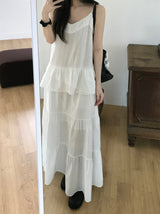 Checkered Long Skirt (2color)