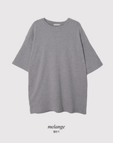 Milk Layered Loose Fit Short Sleeve T-shirt (5color)