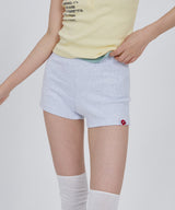 CONY MICRO SHORTS / WHITE MELANGE