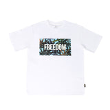 M17103 M. T-shirt. Weed SB White