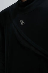 Deconstructed Turtleneck Base Tee