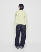 25FW WOMAN Aシンボルニット ライトミント