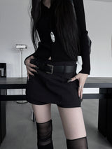 deep skirt pants