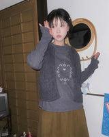 (2color) Pocket Wool Flare Half-Sleeve Cardigan