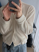 ASCLO String Crop V Cardigan (5color)