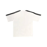 PEANUT STAIN - 4 ストライプス アーム アイボリー オーバーサイズド Tシャツ