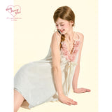[GirlyFancyClub] 3D Rose A-line Luminous Camisole Dress