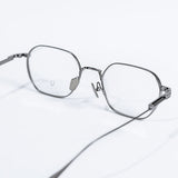 Knouun Square titanium glasses CODE. 102. A Dark Gray