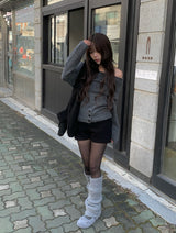 スインニットショート裏起毛パンツ