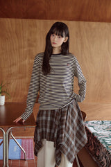 26SS★ Puppy Stripe Long Sleeve