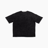 "GAZE" ウォッシュドTシャツ | ブラック