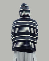 Multiple Stripe Hoodie (Black)