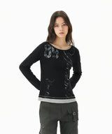 TRUTH LAYERED LONG SLEEVE TEE