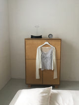 Blur ribbon top