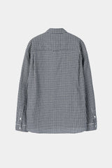 One Pocket Regular Check Shirt (Navy)