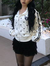 White Star Devil Jersey Zip-up