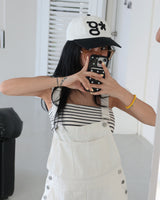 Basic cotton overalls overalls