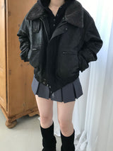 Crack Leather Mustang Jacket (2 colors)