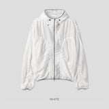 Bailen Shirring Ringer Windbreaker -4C