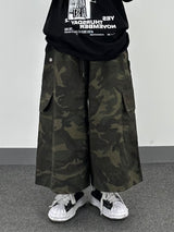 camo cotton skirt pants