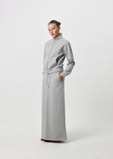 [B-BASIC] Mid-Sweat Low-Waist Elastic Long Skirt