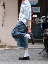 RUU Sand Washing Denim Bermuda Pants