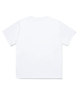 Melting Apple Printing Short Sleeve T-Shirt White