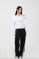 Frill Long Sleeve T-shirt