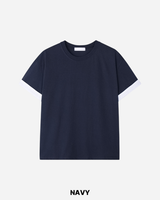 デュエット クロップ ロールアップ ショートスリーブ Tシャツ