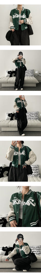Curly Colored Cropped Jumper
