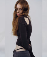 CUT OUT LONG SLEEVE TOP