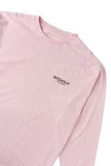 ヒアスリーブTシャツ_ピンク