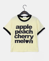 ビュー レタリング リンガー ショートスリーブ Tシャツ