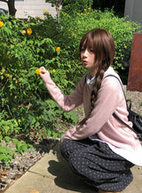 Ser Flower Wide Banding Long Pants