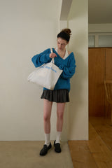 Moa v-neck knit_blue