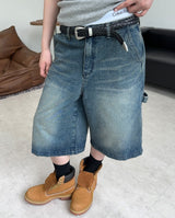 Elto Patch Carpenter Bermuda Pants