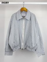 LIGHT CHECK BLOUSON (2C)