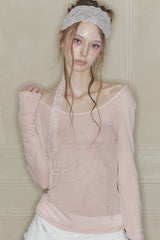 DUSK GRAPHIC TEE pink