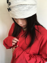[unisex] Yansa Henley Neck Long Sleeve Tee