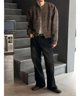 [F/W] Tweed crop cardigan(3color)