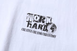 ヴィンテージ ワークハード Tシャツ (White)