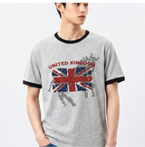 エッセンシャルスタンダード半袖リンガーTシャツ ユニオンホース メランジ