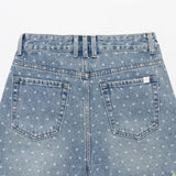 4 PART DESTROYED DOT DENIM PANTS code 21102