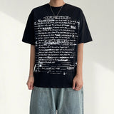 デザイン ボクシーフィット ショートスリーブ Tシャツ(3 colors)